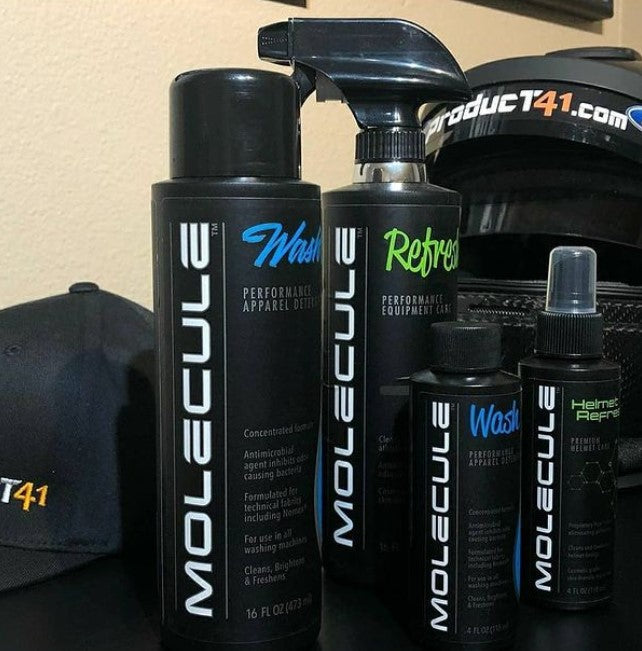 Molecule Sports Wash Kit Liquid Detergent Refresh Clothing Equipment Deodoriser